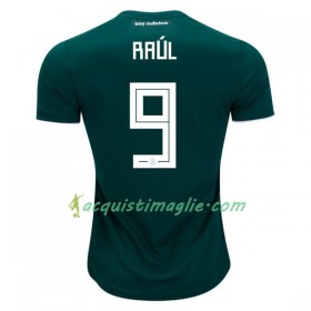 Divisa di Calcio Messico Raul 9 Prima Mondiali 2018